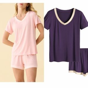 Women's Pink and Purple Sleepwear Sets